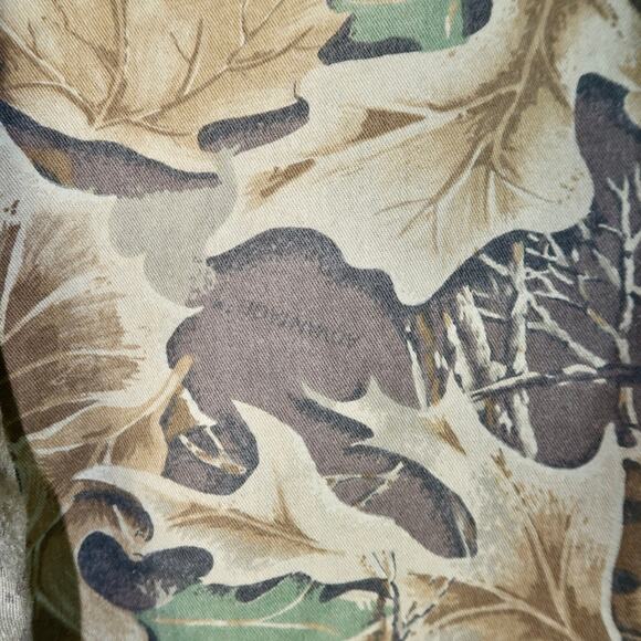 Cabela’s Outdoor Gear Advantage Lightweight Leaf Camo Large Patch Pocket Jacket - Picture 9 of 12
